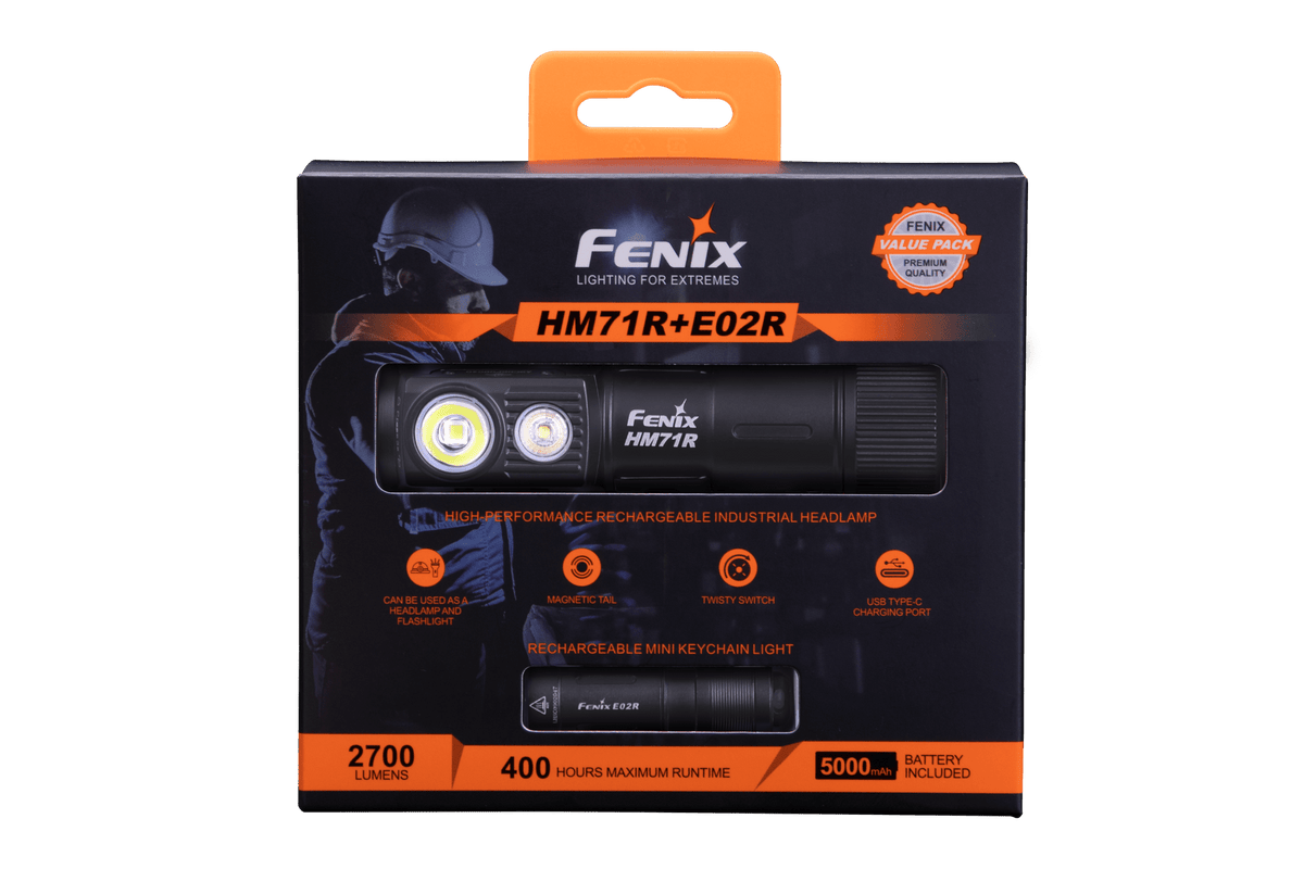 Fenix HM71R Rechargeable Industrial LED Headlamp Fenix Store