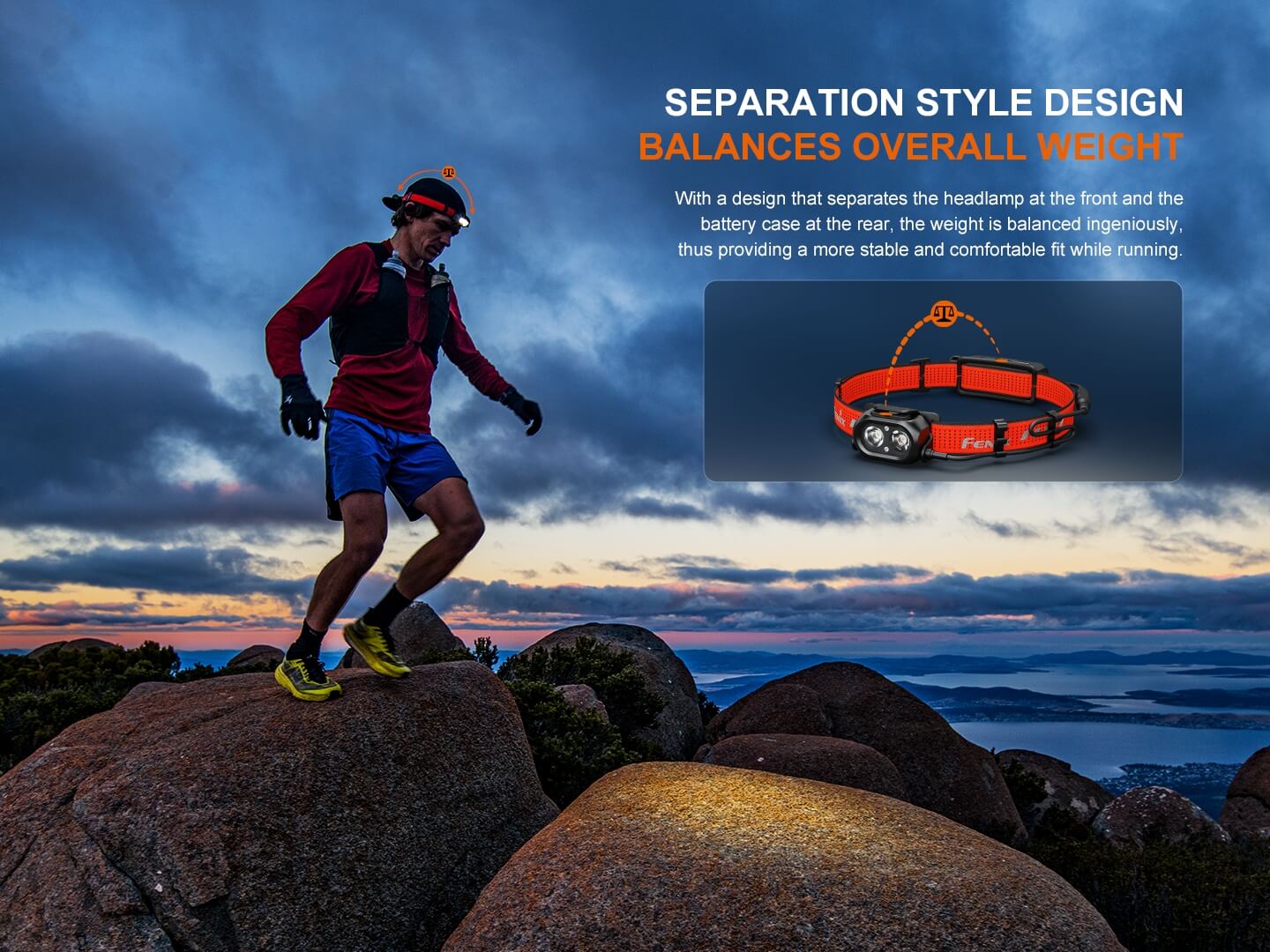 Fenix HP12R-T Balanced Trail Headlamp Fenix Store