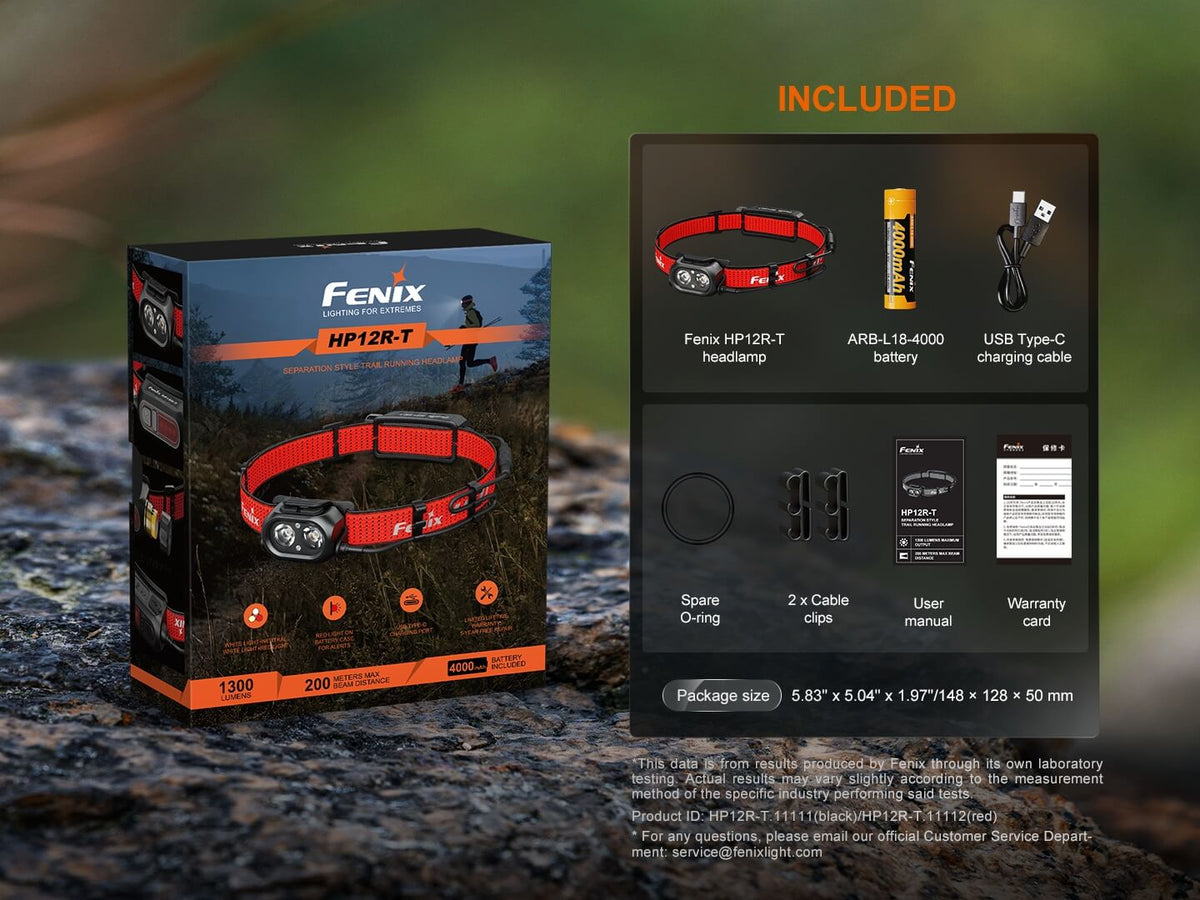 Fenix HP12R-T Balanced Trail Headlamp Fenix Store