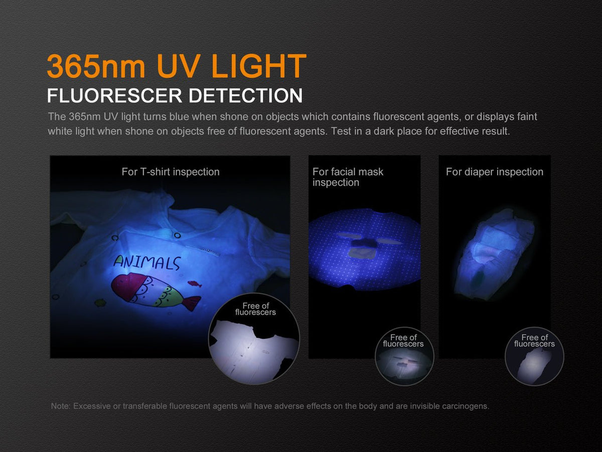 Fenix LD02 V2.0 EDC LED Penlight with UV Lighting Fenix Store