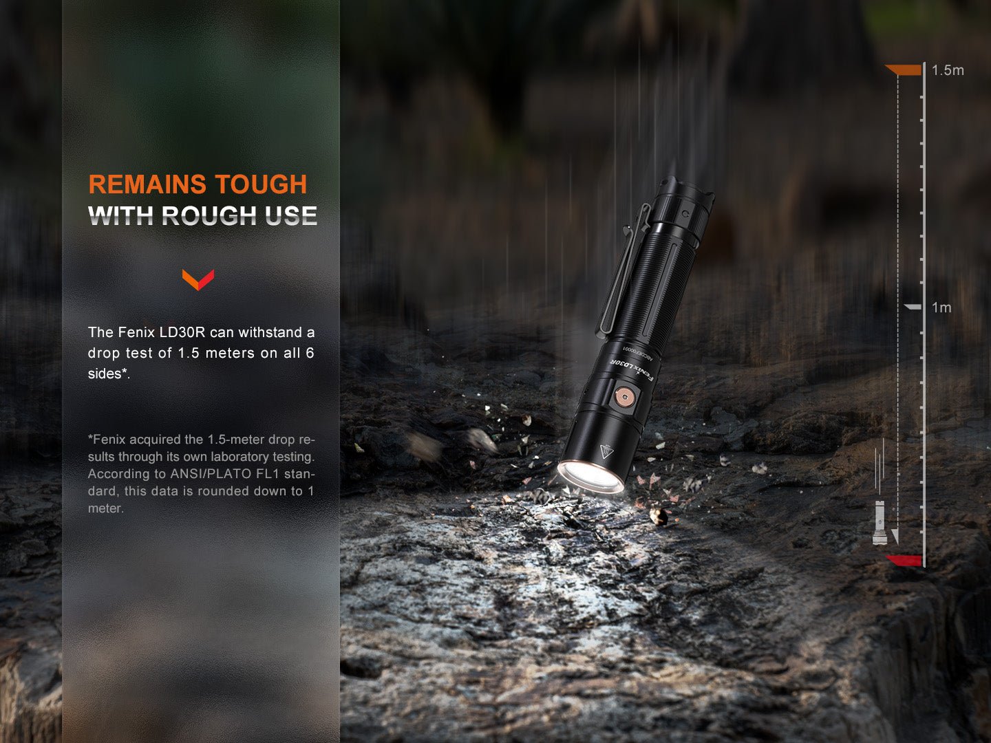 Fenix LD30R High-Performance Lightweight Flashlight Fenix Store