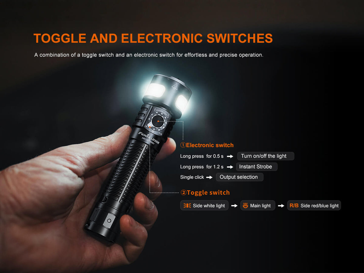 Fenix LD35R High Performance Multimode Tactical Flashlight Fenix Store
