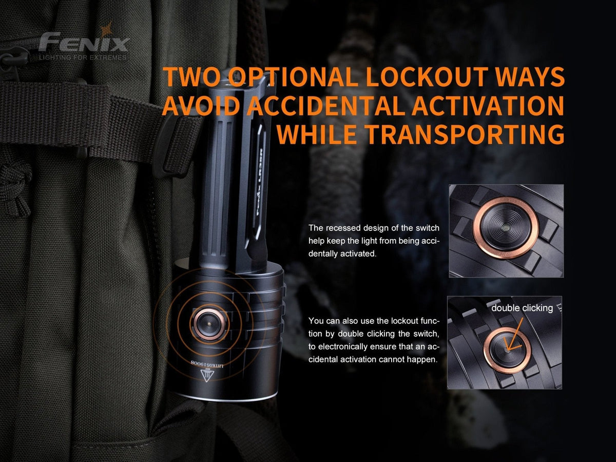 Fenix LR35R Rechargeable LED Flashlight - 10,000 Lumens Fenix Store