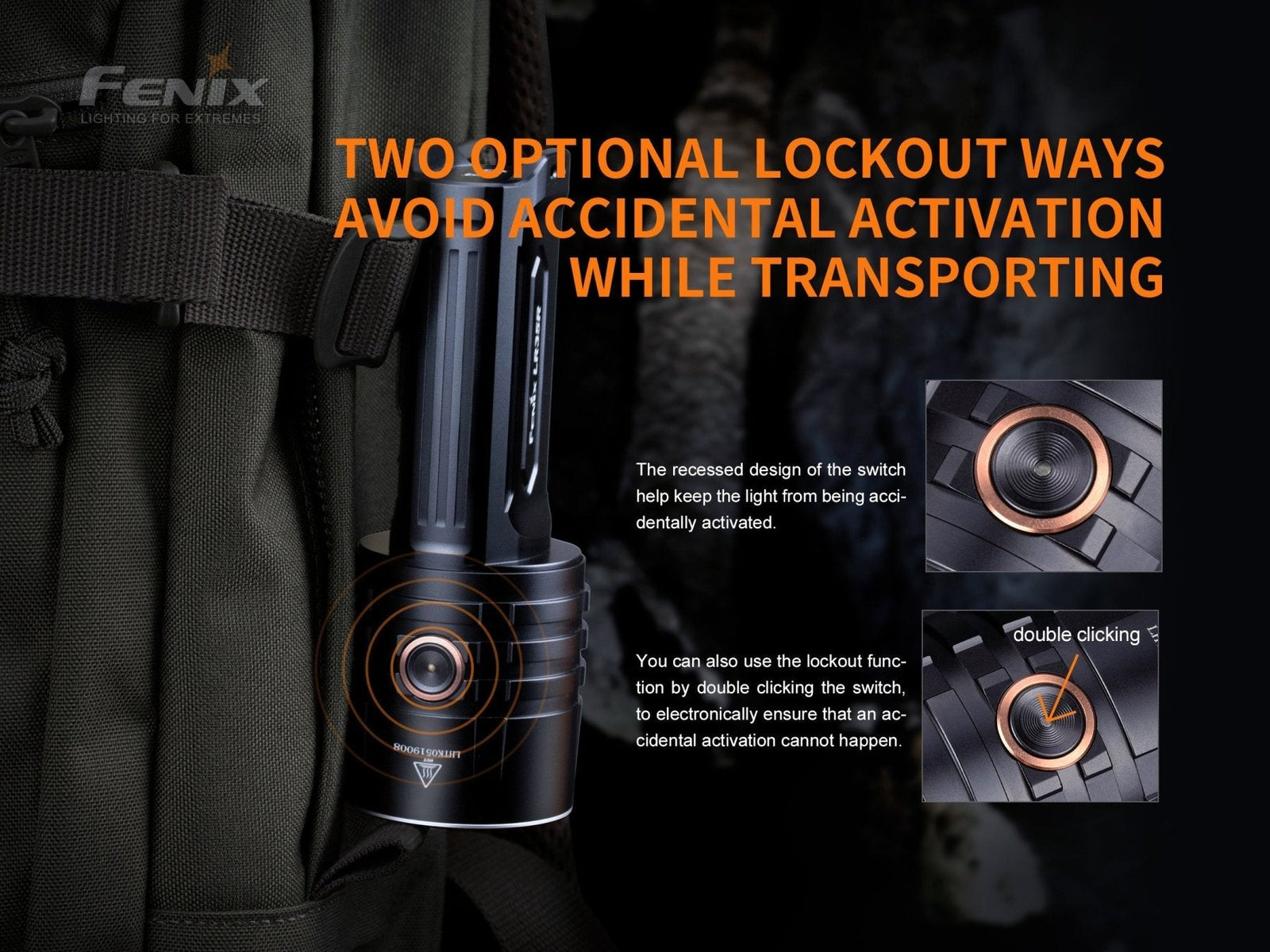 Fenix LR35R Rechargeable LED Flashlight - 10,000 Lumens Fenix Store