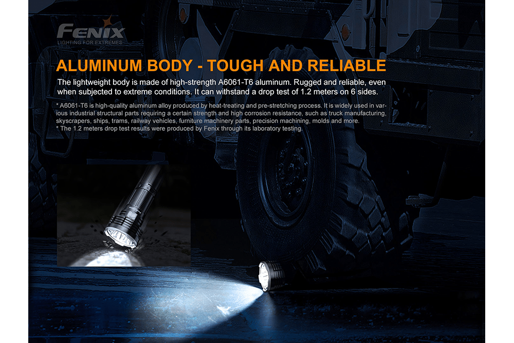 Fenix LR50R Multifunctional LED Search Light - 12000 Lumens Fenix Store