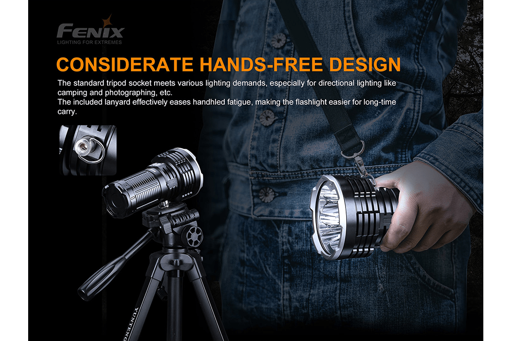 Fenix LR50R Multifunctional LED Search Light - 12000 Lumens Fenix Store