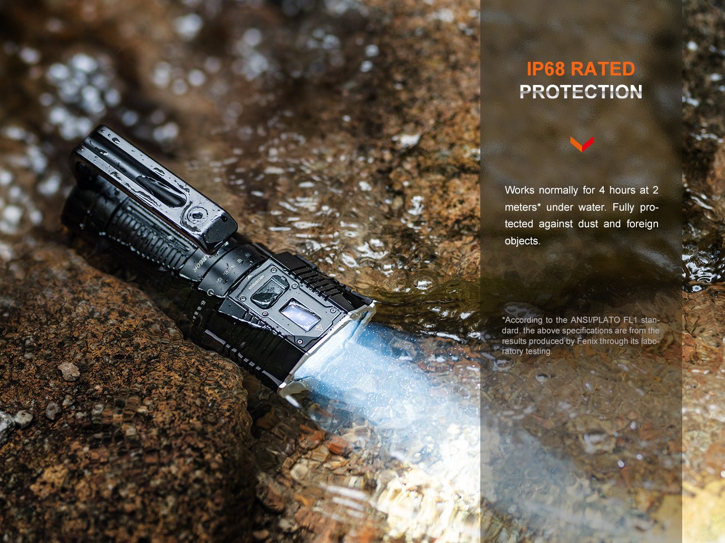 Fenix LR60R Rotary Switch Rechargeable Searchlight - 21000 Lumens Fenix Store