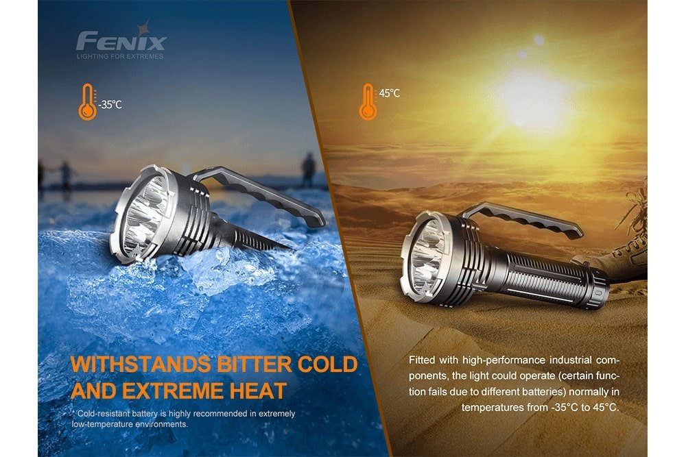 Fenix LR80R Rechargeable LED Searchlight - 18000 Lumens Fenix Store