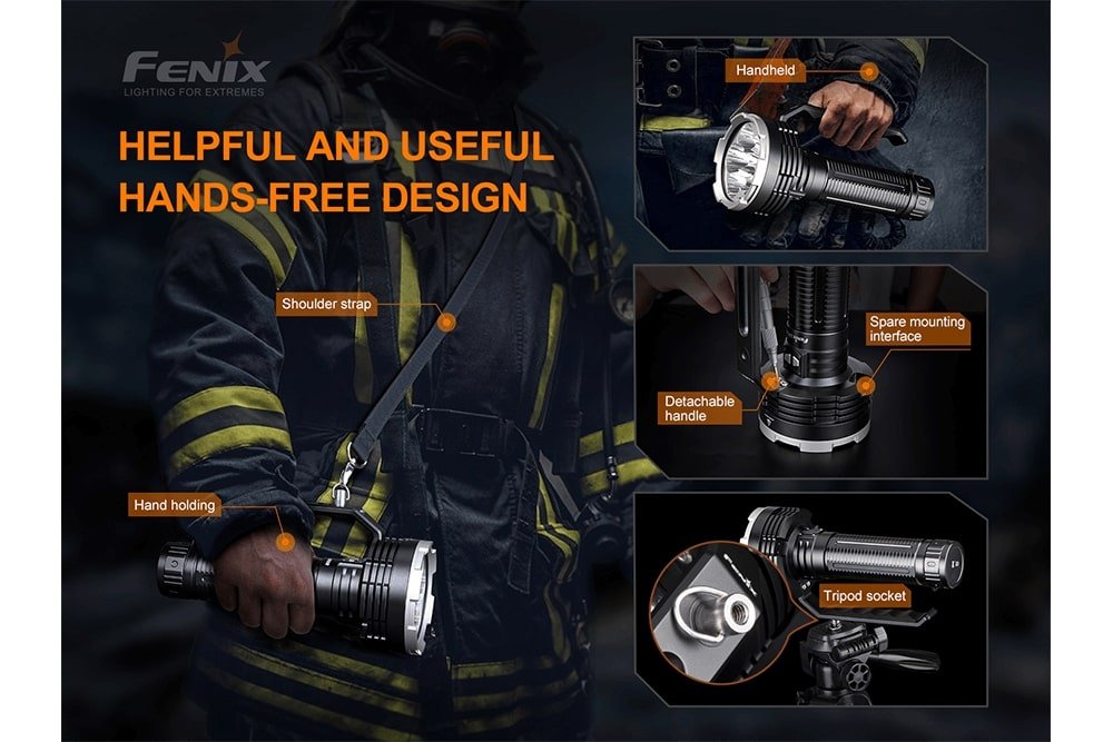 Fenix LR80R Rechargeable LED Searchlight - 18000 Lumens Fenix Store
