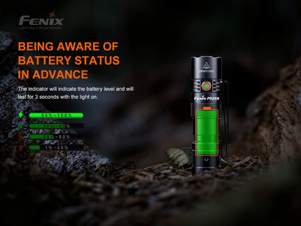 Fenix PD25R Rechargeable LED Flashlight Fenix Store