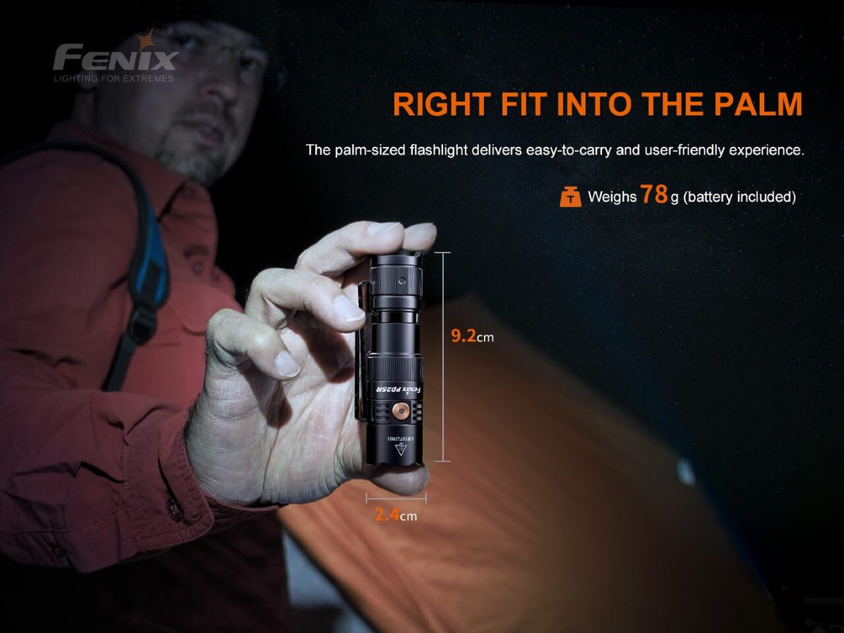 Fenix PD25R Rechargeable LED Flashlight Fenix Store