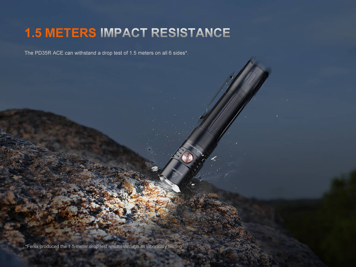 Fenix PD35R ACE Multi-mode Tactical Flashlight + FREE CL01 Mini Lantern Fenix Store