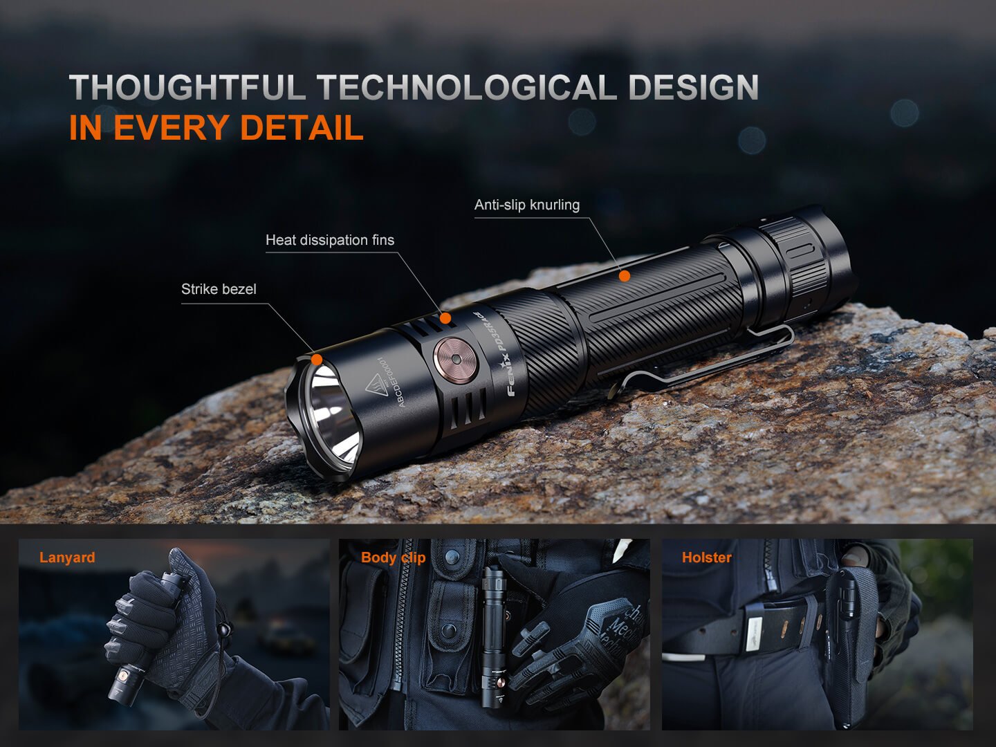 Fenix PD35R ACE Multi-mode Tactical Flashlight + FREE CL01 Mini Lantern Fenix Store