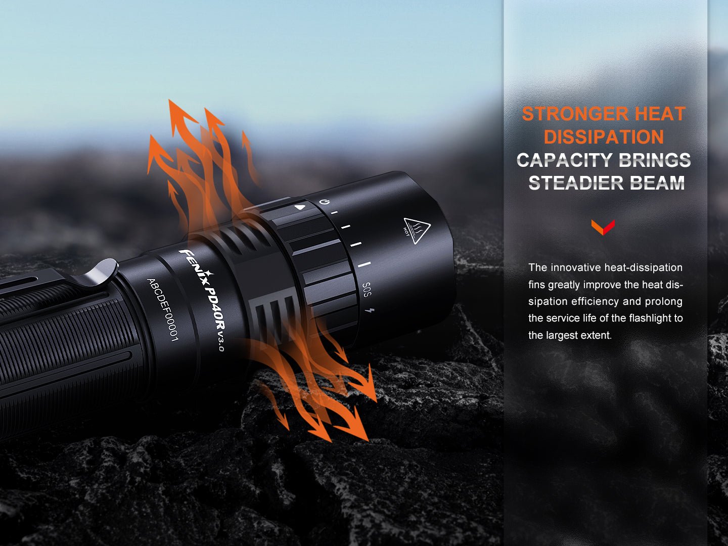 Fenix PD40R V3 Rechargeable Flashlight Fenix Store