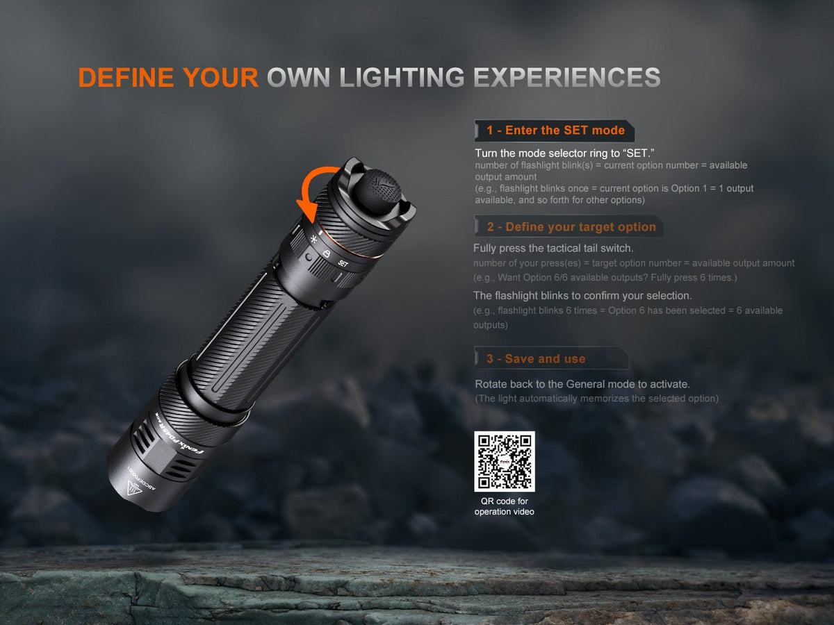 Fenix PD45R ACE Multi-Mode Tactical Flashlight Fenix Store