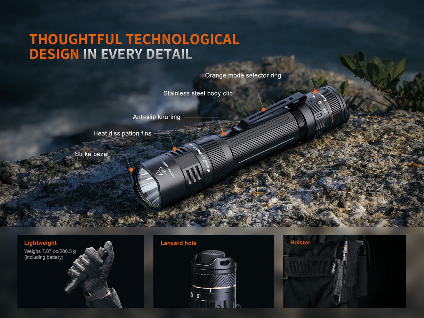 Fenix PD45R ACE Multi-Mode Tactical Flashlight Fenix Store