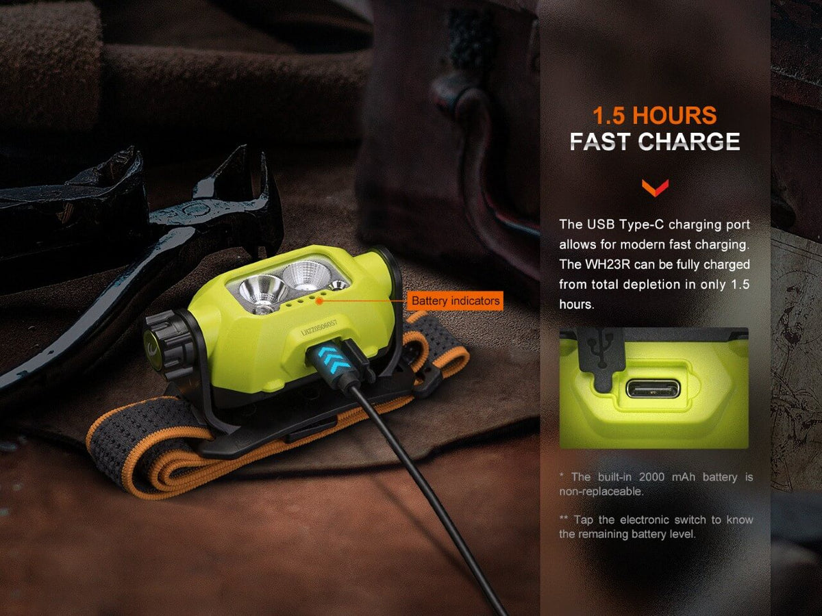 Fenix WH23R Gesture Sensing Industrial LED Headlamp Fenix Store