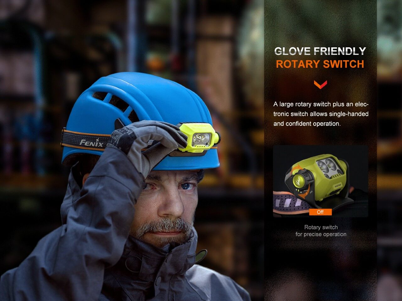 Fenix WH23R Gesture Sensing Industrial LED Headlamp Fenix Store