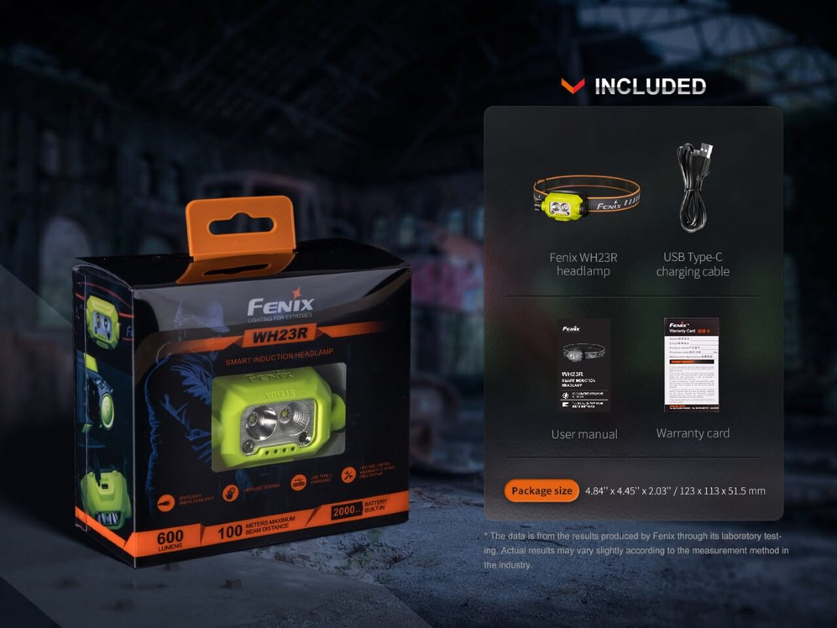 Fenix WH23R Gesture Sensing Industrial LED Headlamp Fenix Store