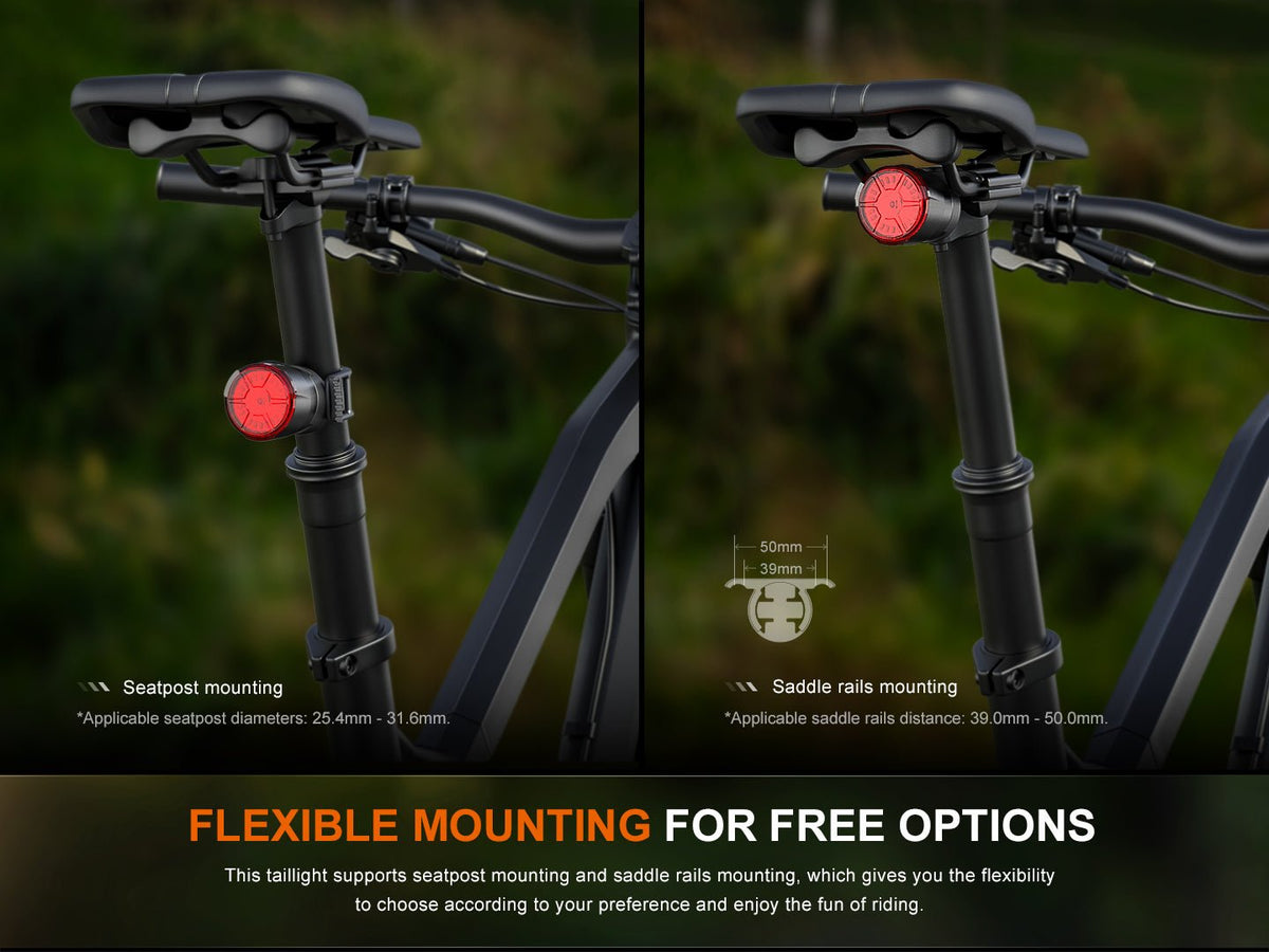 Fenix BC06R Smart-Brake Bicycle Taillight Fenix Store