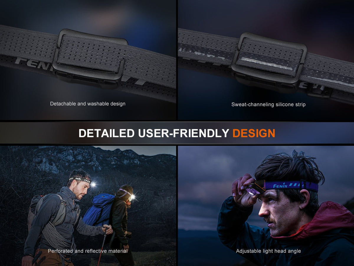 Fenix HL12R V2 Ultralight Outdoor Rechargeable Headlamp Fenix Store