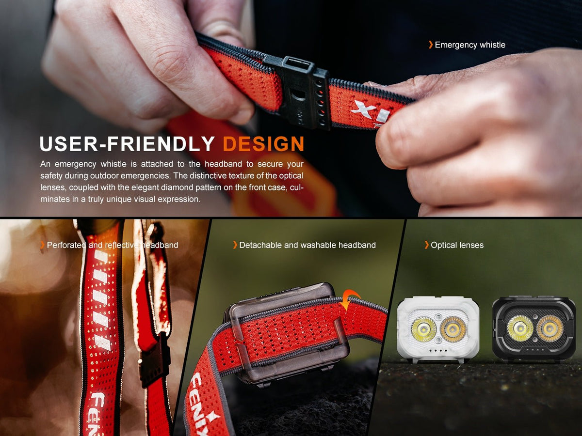 Fenix HL18R-T V2 Lightweight Trail Running Headlamp Fenix Store