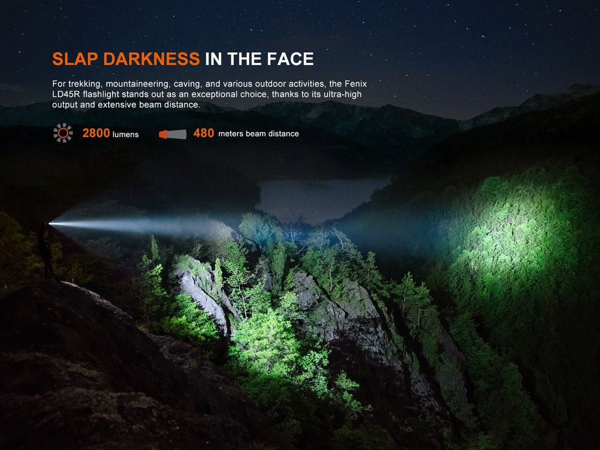 Fenix LD45R Digital Focus Rechargeable LED Flashlight Fenix Store