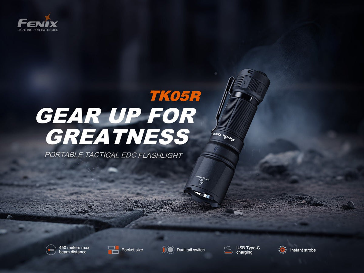 Fenix TK05R Compact Tactical EDC Flashlight Fenix Store