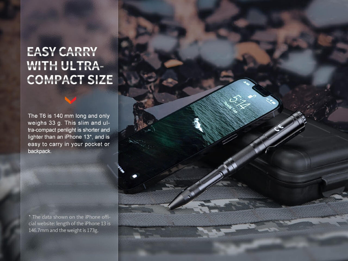Fenix T6 Tactical LED Penlight Fenix Store