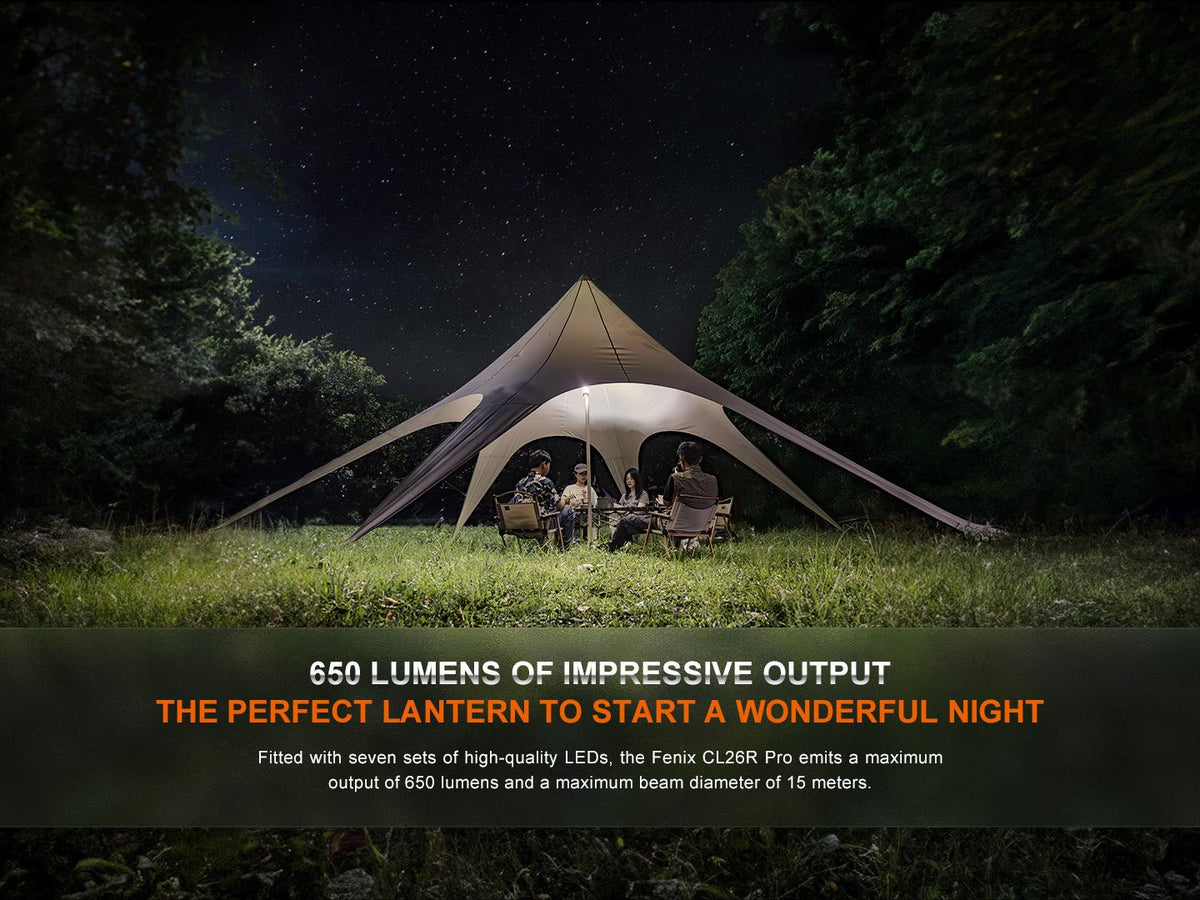 Fenix CL26R PRO High Performance LED Rechargeable Camping Lantern Fenix Store