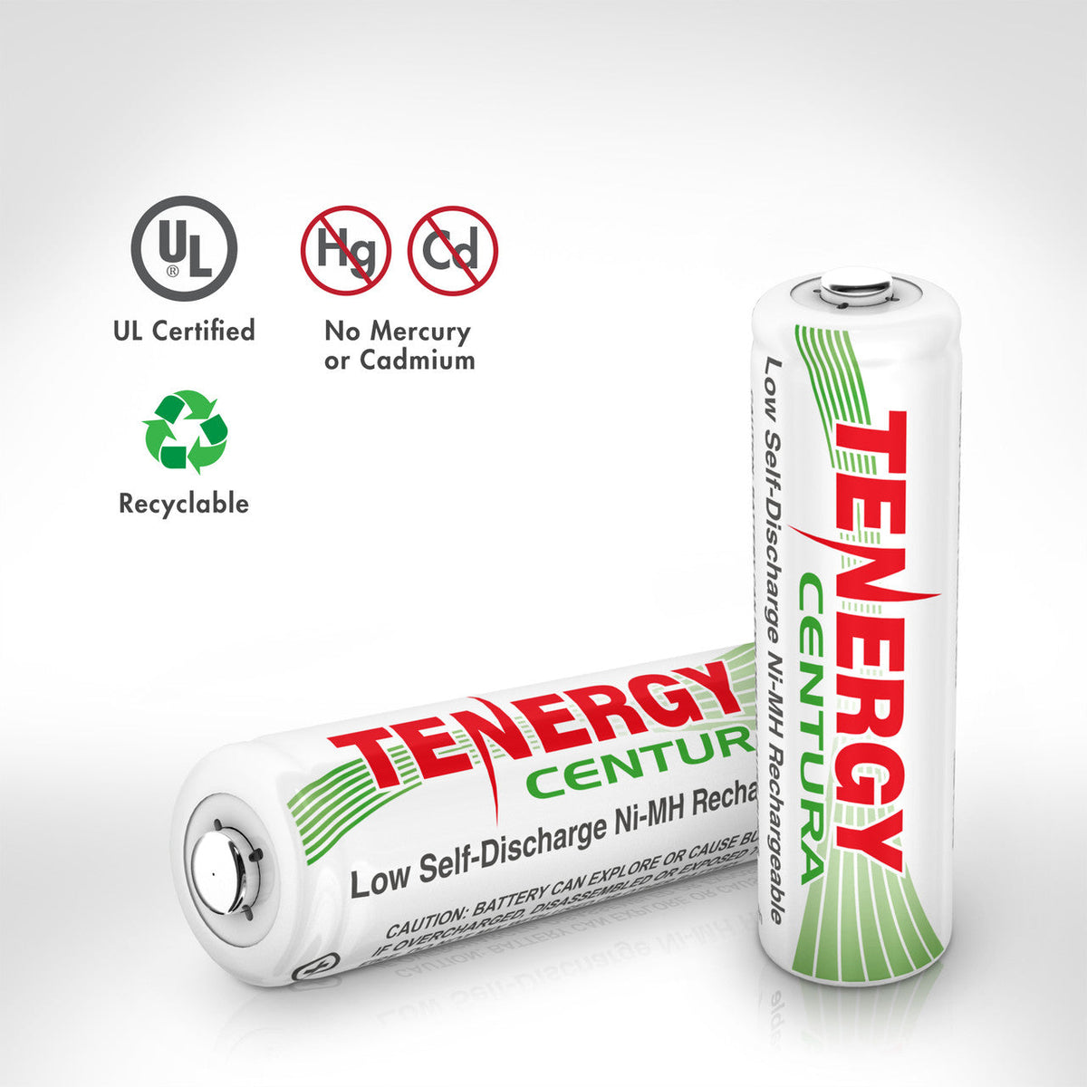 Tenergy AAA Centura NiMH Rechargeable Battery - 4 Pack Fenix Store