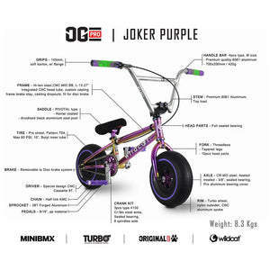OG3 Pro Series Joker Purple Wildcat Mini BMX