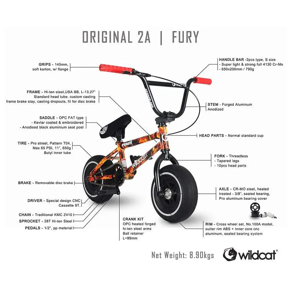 Original 2A Fury Wildcat Mini BMX