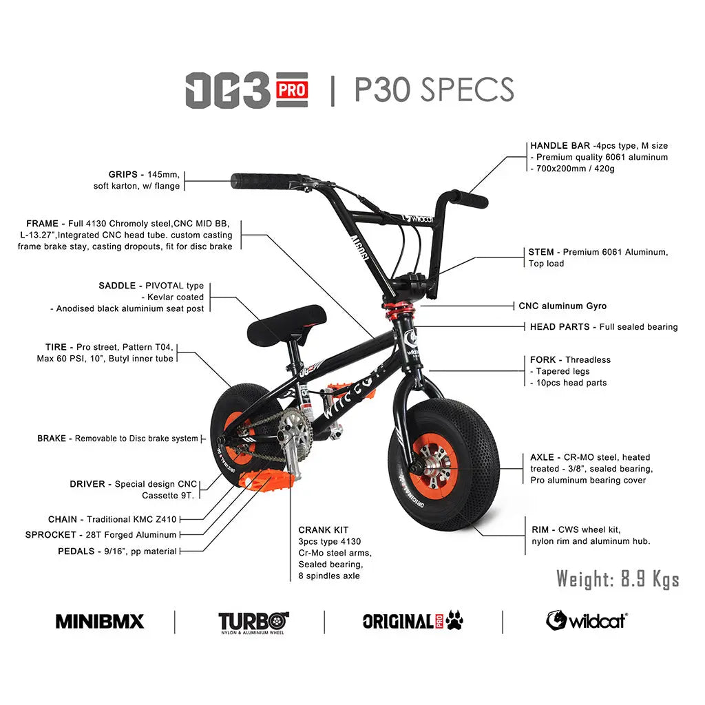 Pro bmx shop bike parts